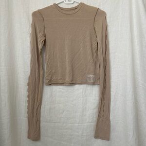 Boys Lie See Through You Camel Long Sleeve